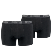 Puma Basic Boxershort 2P Black/black L